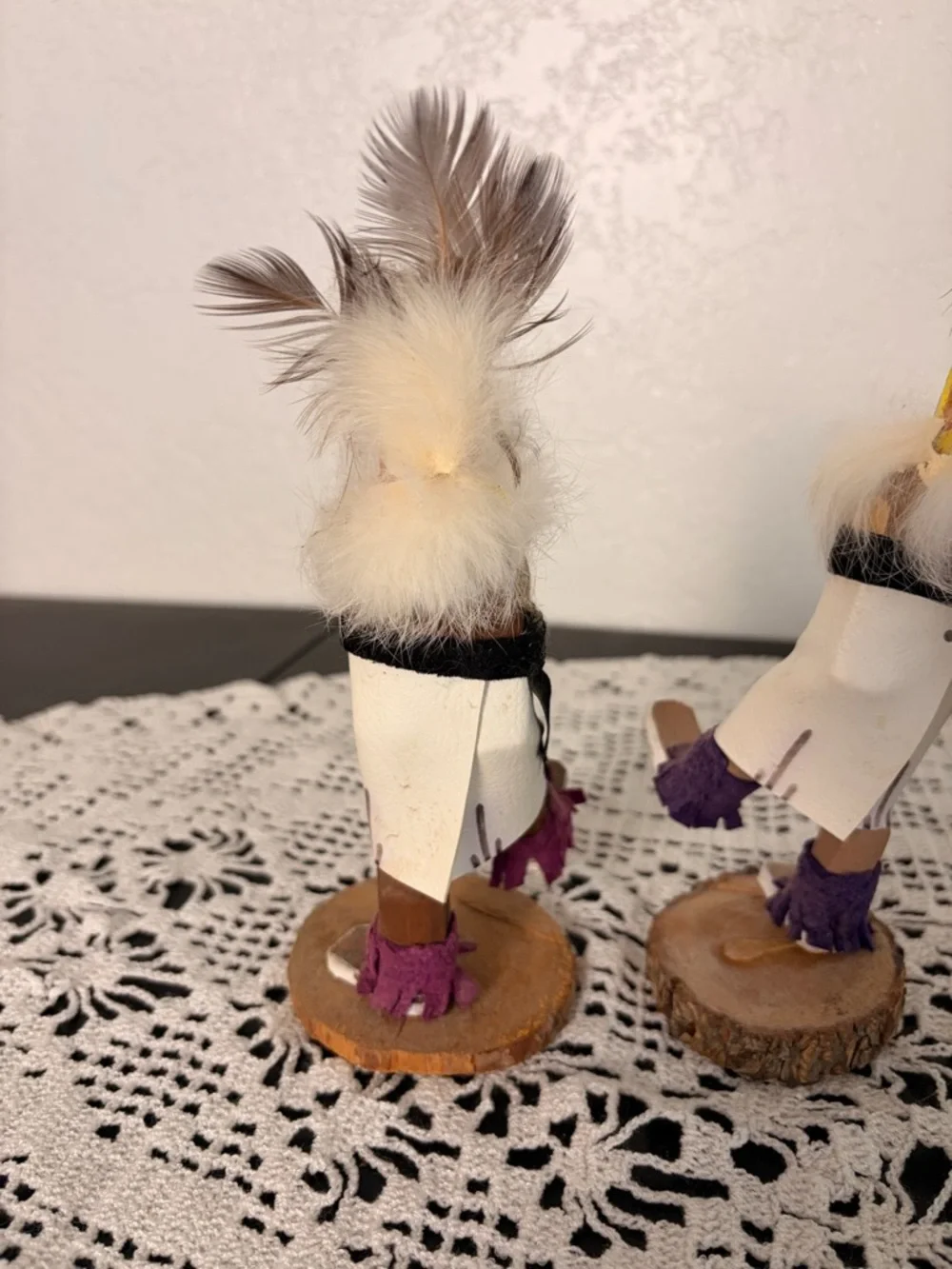 🪶✨ Vintage 3-Piece Hopi Kachina Doll Set – Hand Painted Wood ✨🪶 - Picture 9 of 11